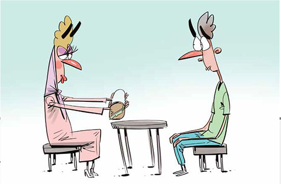 «شاندویچ منو نشف میکنی؟!» «شاندویچ منو نشف میکنی؟!»