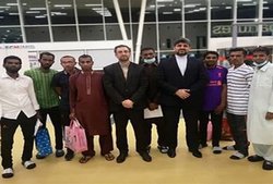 ۸ ملوان ایرانی آزاد شده از تانزانیا وارد چابهار شدند