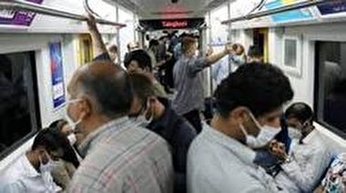 حضور ۱۶۴ بیمار کرونایی طی یک روز در مترو