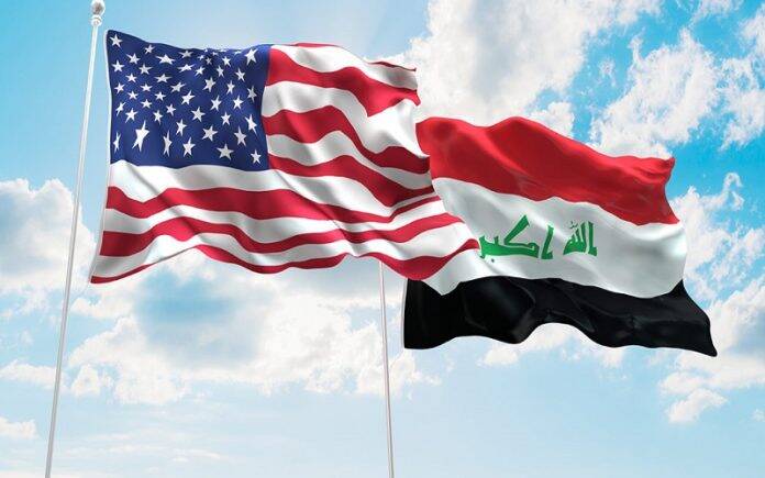 پرچم عراق آمریکا