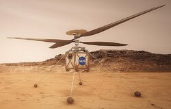 پرواز هلی کوپتر مریخی پس از وقفه ای سه ماهه